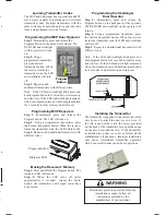 Предварительный просмотр 3 страницы HomeLink MVP Quik-Code Transmitter Installation Instructions