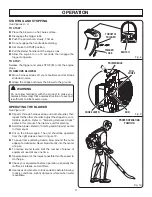 Preview for 11 page of Homelite BACKPACKER II UT08072 Operator'S Manual