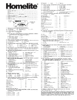 Preview for 21 page of Homelite BackPacker UT08083 Operator'S Manual