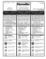 Homelite Bandit 2000 Operator'S Manual preview