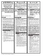 Preview for 2 page of Homelite d825sb UT15152 Operator'S Manual