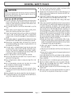 Preview for 3 page of Homelite Easy Reach UT20044 Operator'S Manual