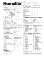 Preview for 21 page of Homelite Easy Reach UT20749 Operator'S Manual