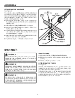 Preview for 8 page of Homelite Expand-it UT15550B Operator'S Manual