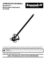 Homelite Expand-it UT15702A Operator'S Manual preview