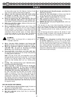 Preview for 32 page of Homelite HCS3335B User Manual