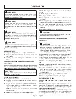 Preview for 13 page of Homelite HL80923 Operator'S Manual