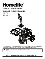 Homelite HP3127S Operator'S Manual предпросмотр