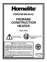 Предварительный просмотр 1 страницы Homelite HP35 Owner'S Manual