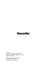 Предварительный просмотр 20 страницы Homelite HPHD40 Operator'S Manual