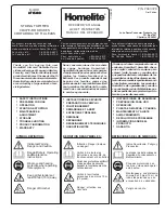 Homelite K-400 Operator'S Manual предпросмотр