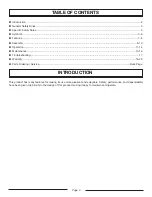 Preview for 2 page of Homelite MightyLite UT08550 Operator'S Manual