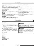 Preview for 8 page of Homelite MightyLite UT08550 Operator'S Manual