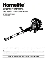 Homelite MightyLite UT08580 Operator'S Manual предпросмотр