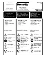 Preview for 1 page of Homelite PS04898 Operator'S Manual