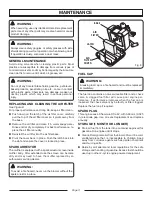 Preview for 11 page of Homelite UT08120D Operator'S Manual