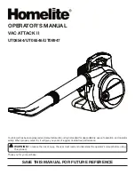 Homelite UT08947 Operator'S Manual preview