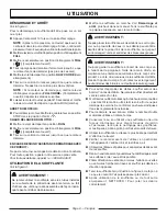 Предварительный просмотр 23 страницы Homelite UT09521 Operator'S Manual