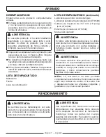 Preview for 89 page of Homelite UT10549 Operator'S Manual