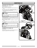 Предварительный просмотр 29 страницы Homelite UT10552 Operator'S Manual