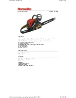 Homelite UT10580 -  S Operator'S Manual preview