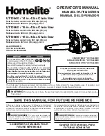 Homelite UT10640 Operator'S Manual preview