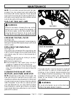 Предварительный просмотр 36 страницы Homelite UT10640 Operator'S Manual