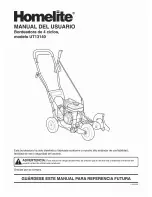 Предварительный просмотр 27 страницы Homelite UT13140 Operator'S Manual