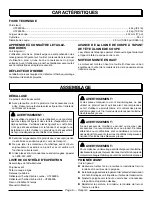 Preview for 25 page of Homelite UT22600A Operator'S Manual