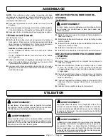 Preview for 26 page of Homelite UT22600A Operator'S Manual