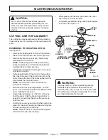 Preview for 13 page of Homelite UT31810 Operator'S Manual