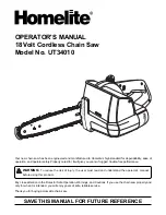 Homelite UT34010 Operator'S Manual preview