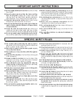 Предварительный просмотр 8 страницы Homelite UT40520 Operator'S Manual