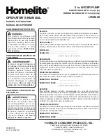 Предварительный просмотр 64 страницы Homelite UT40520 Operator'S Manual