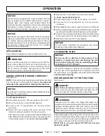 Preview for 16 page of Homelite UT40530 Operator'S Manual