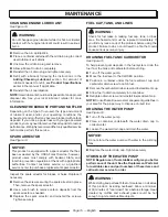 Preview for 19 page of Homelite UT40530 Operator'S Manual