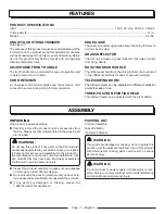 Preview for 12 page of Homelite UT41121 Operator'S Manual