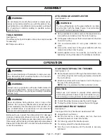 Preview for 13 page of Homelite UT41121 Operator'S Manual