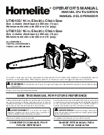 Homelite UT43100 -  S Operator'S Manual preview