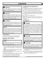 Preview for 12 page of Homelite UT44110 Operator'S Manual