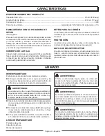 Preview for 33 page of Homelite UT44110 Operator'S Manual