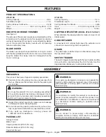 Preview for 11 page of Homelite UT44110B Operator'S Manual