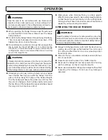 Preview for 13 page of Homelite UT44110B Operator'S Manual