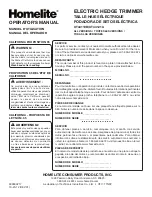 Preview for 38 page of Homelite UT44110B Operator'S Manual