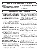 Preview for 6 page of Homelite UT44111 Operator'S Manual