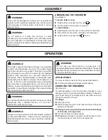 Предварительный просмотр 10 страницы Homelite UT44173 Operator'S Manual