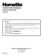 Предварительный просмотр 18 страницы Homelite UT45100 Operator'S Manual