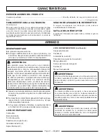 Preview for 34 page of Homelite UT46510 Operator'S Manual