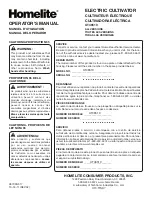 Preview for 40 page of Homelite UT46510 Operator'S Manual