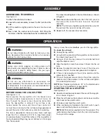 Предварительный просмотр 11 страницы Homelite UT49102 Operator'S Manual